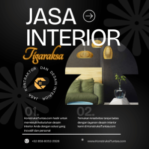 Jasa Interior di Tigaraksa, Tangerang by KonstruksiTuntas